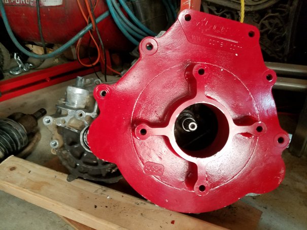 B Face to transaxle adapter plate